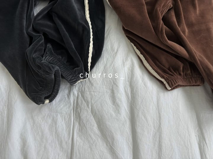 Churros - Korean Children Fashion - #childofig - Veloure Pants - 9