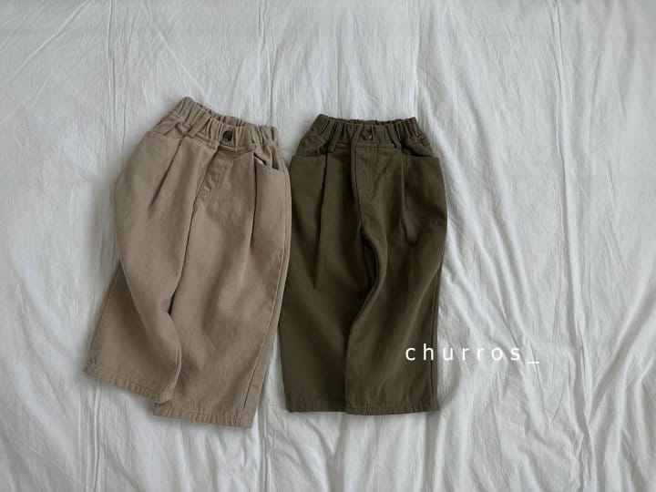 Churros - Korean Children Fashion - #discoveringself - Wrinkle Pants