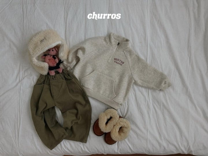 Churros - Korean Children Fashion - #kidsshorts - Wrinkle Pants - 3