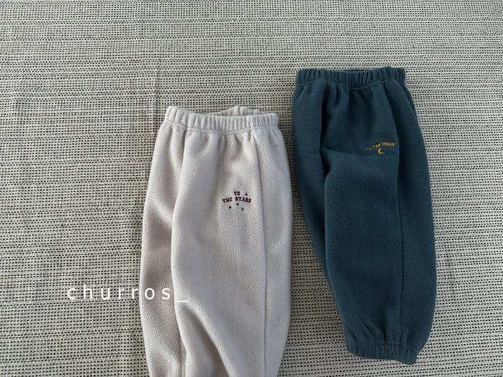 Churros - Korean Children Fashion - #kidsstore - Star Moon Fleece Pants