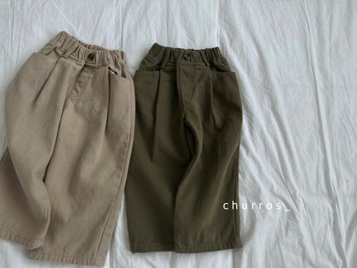 Churros - Korean Children Fashion - #kidsshorts - Wrinkle Pants - 4