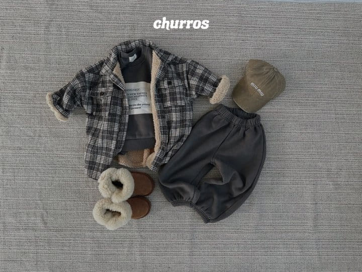 Churros - Korean Children Fashion - #kidsstore - Patch Pants - 2