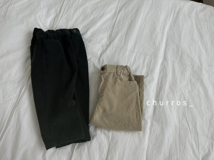 Churros - Korean Children Fashion - #kidsstore - Basic Corduroy Pants - 4