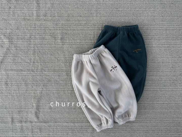 Churros - Korean Children Fashion - #Kfashion4kids - Star Moon Fleece Pants - 4