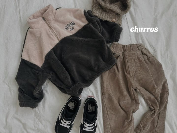Churros - Korean Children Fashion - #minifashionista - Boa Anorak Sweatshirt - 12