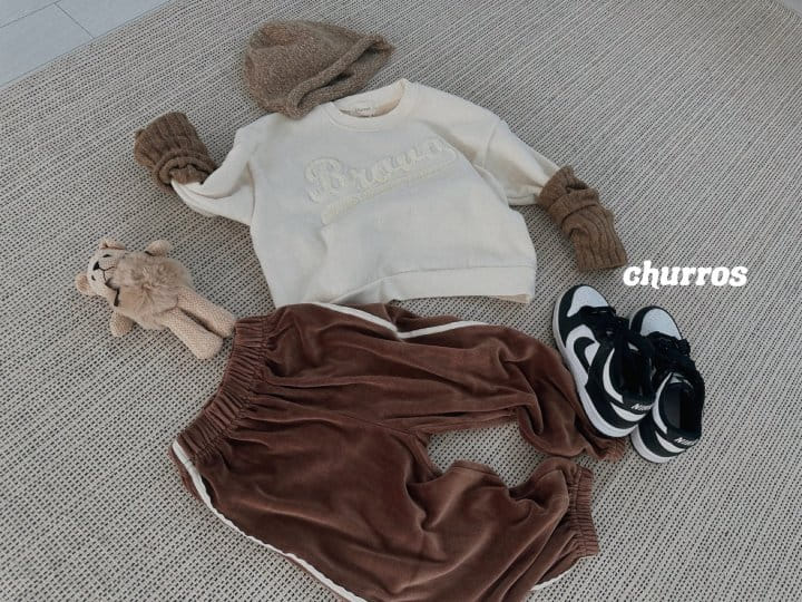 Churros - Korean Children Fashion - #minifashionista - Veloure Pants - 7