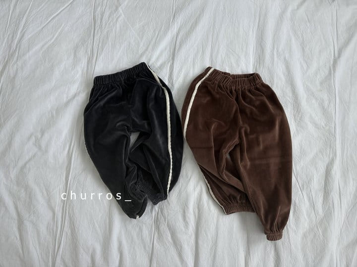 Churros - Korean Children Fashion - #prettylittlegirls - Veloure Pants - 8