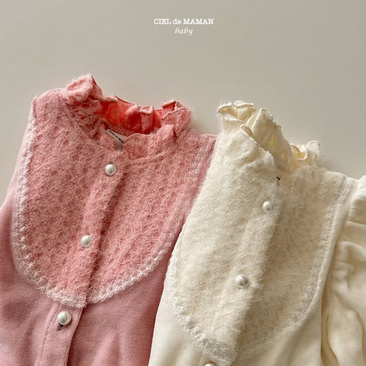 Ciel De Maman - Korean Baby Fashion - #babyboutique - Veloure Lace Set