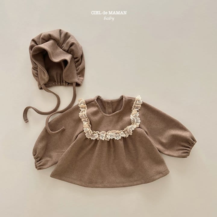 Ciel De Maman - Korean Baby Fashion - #babyboutique - Sweat Lace Blouse