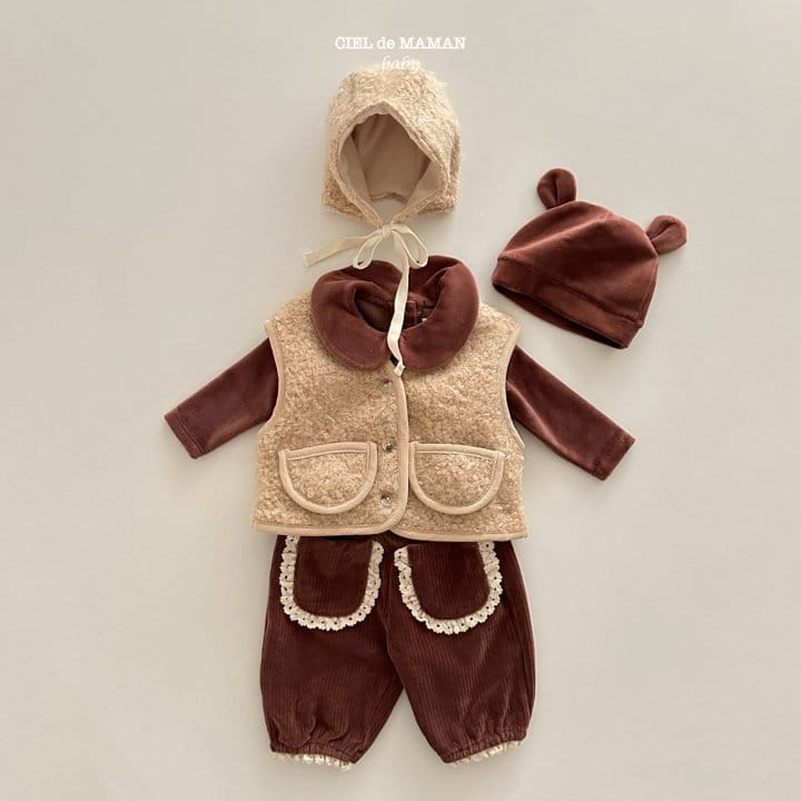 Ciel De Maman - Korean Baby Fashion - #babyboutique - Bboggle Vest Hats Set - 11