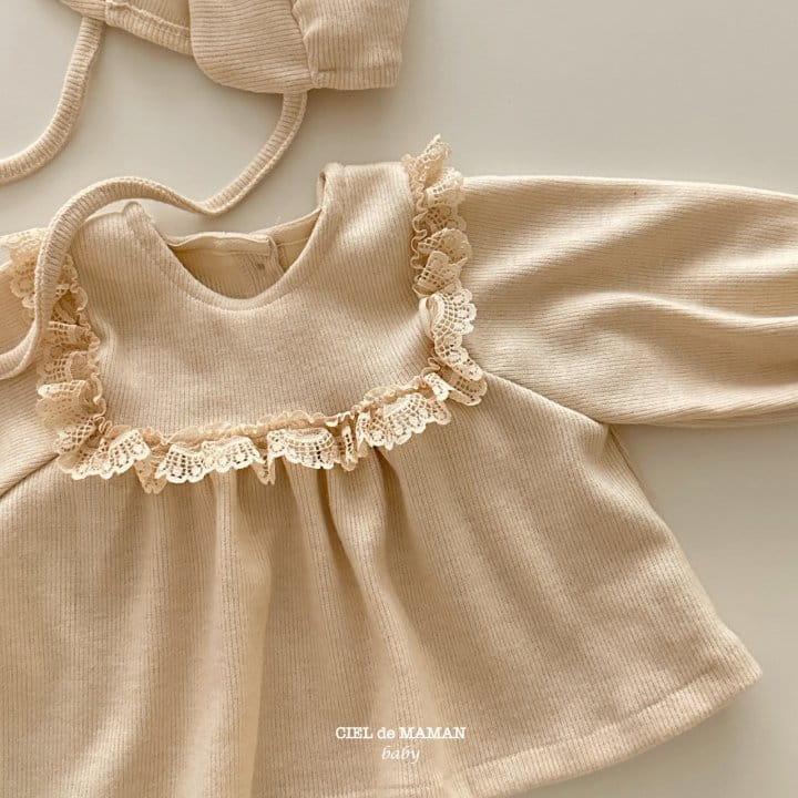 Ciel De Maman - Korean Baby Fashion - #babyclothing - Sweat Lace Blouse - 4