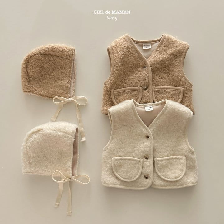 Ciel De Maman - Korean Baby Fashion - #babygirlfashion - Bboggle Vest Hats Set