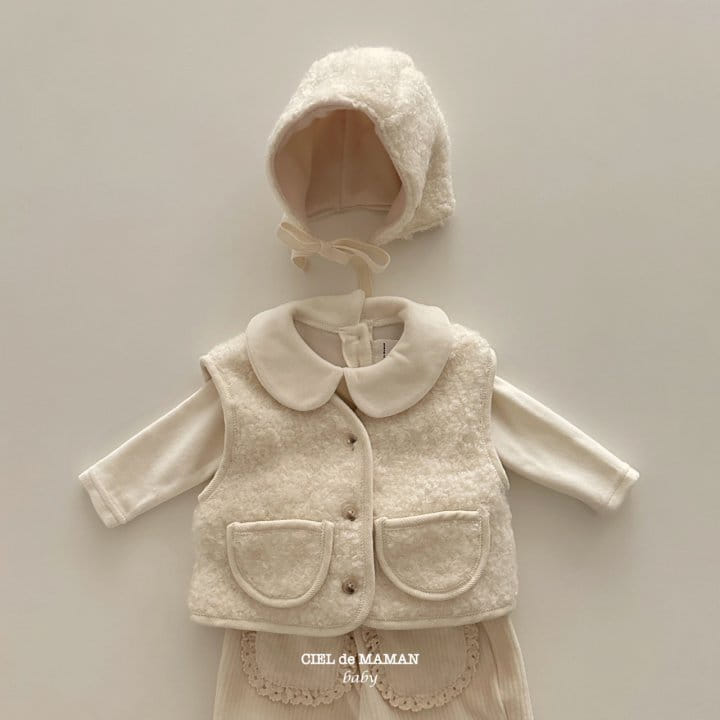 Ciel De Maman - Korean Baby Fashion - #babyoutfit - Bboggle Vest Hats Set - 5