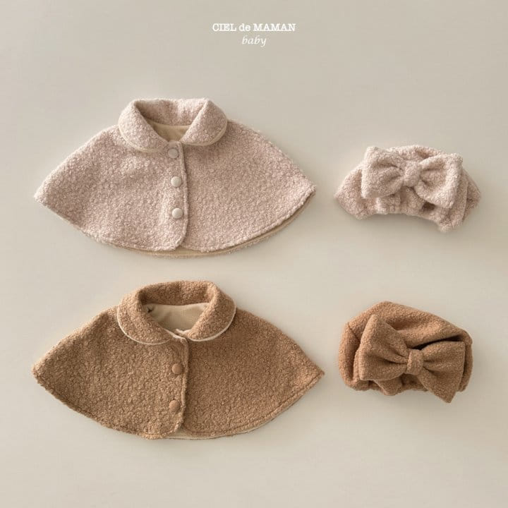 Ciel De Maman - Korean Baby Fashion - #babyoutfit - Bebe Cape Coat