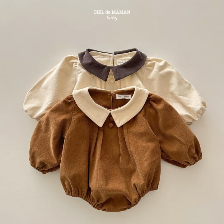 Ciel De Maman - Korean Baby Fashion - #babyoutfit - Rib Pintuck Suit