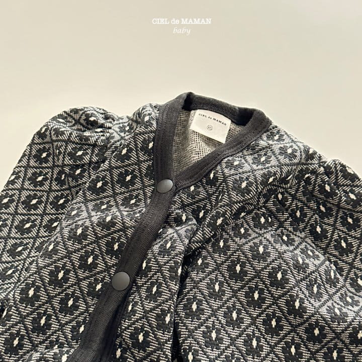 Ciel De Maman - Korean Baby Fashion - #babywear - Cardigan Bodysuit - 3