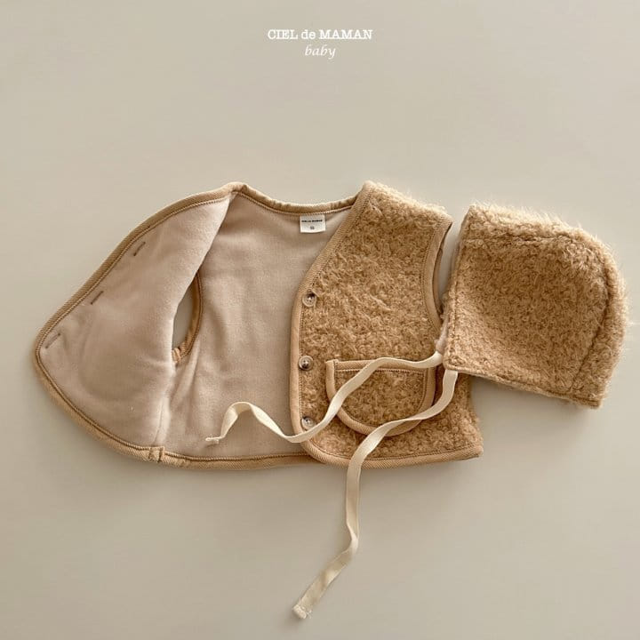 Ciel De Maman - Korean Baby Fashion - #babywear - Bboggle Vest Hats Set - 7