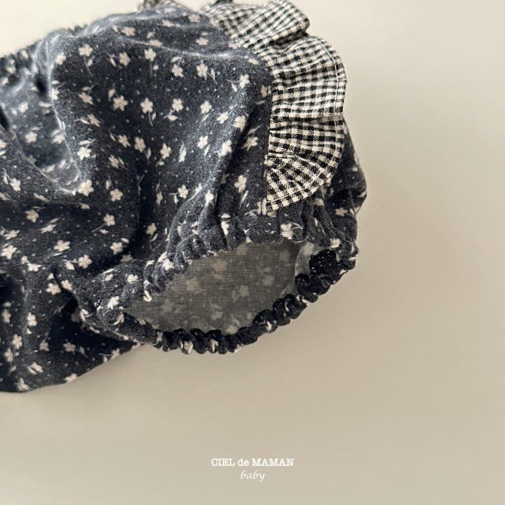 Ciel De Maman - Korean Baby Fashion - #babywear - Check Flower Bloomers Pants - 5