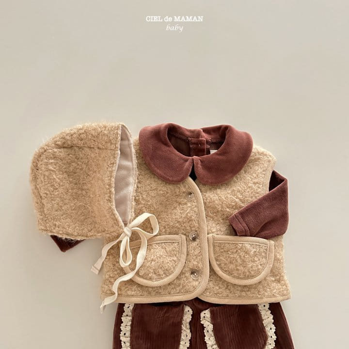 Ciel De Maman - Korean Baby Fashion - #onlinebabyshop - Bboggle Vest Hats Set - 9
