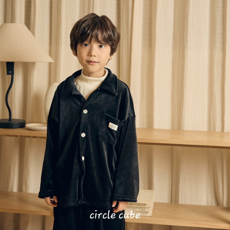Circle Cube - Korean Children Fashion - #designkidswear - Ash Tee - 10