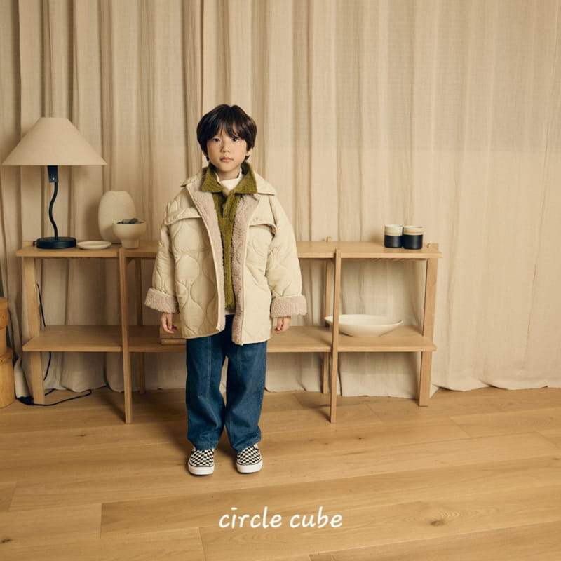 Circle Cube - Korean Children Fashion - #designkidswear - Rain Collar Tee - 5