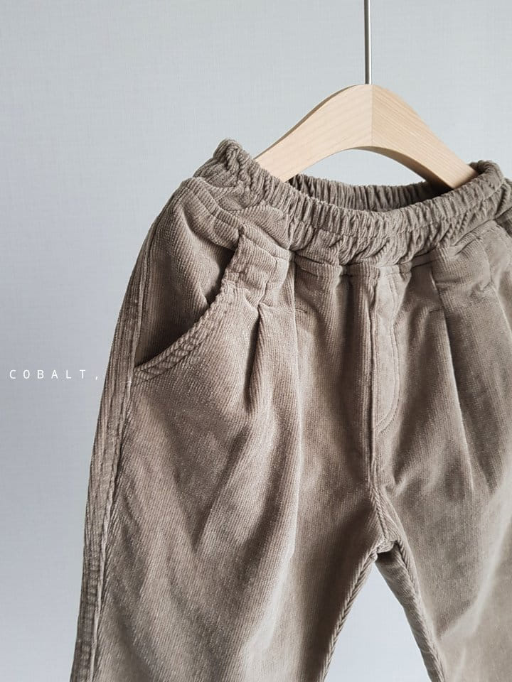 Cobalt - Korean Children Fashion - #childofig - Corduroy Span Pants - 5