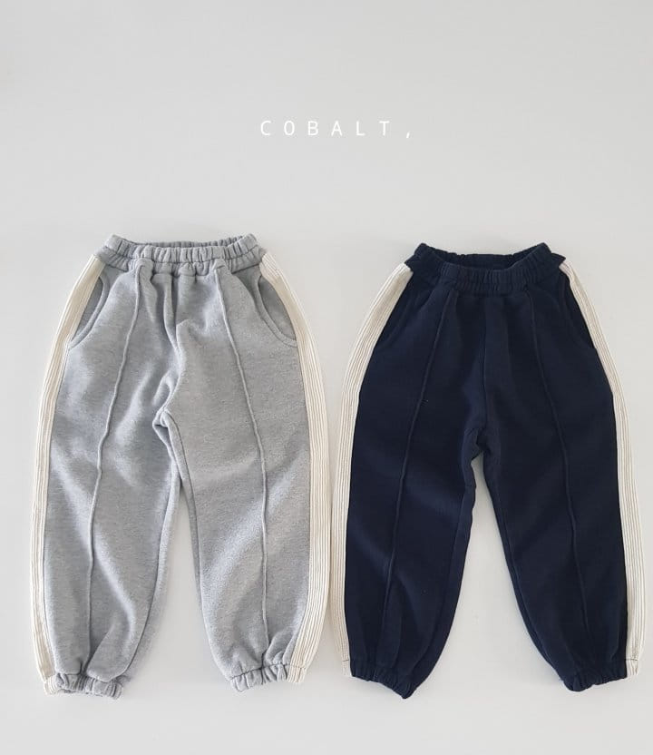 Cobalt - Korean Children Fashion - #designkidswear - Corduroy Jogger Pants - 12