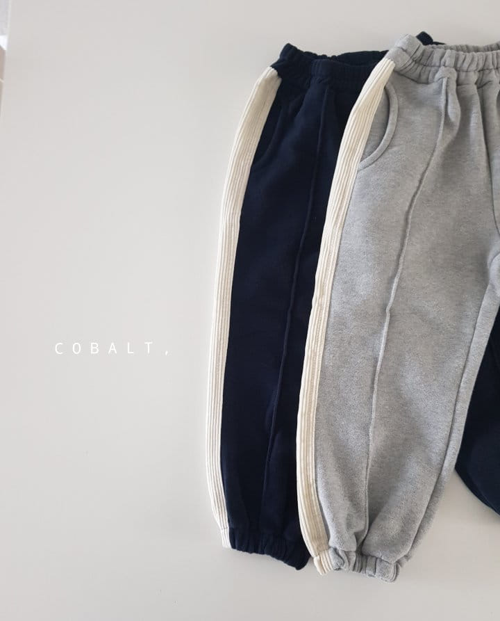 Cobalt - Korean Children Fashion - #kidsshorts - Corduroy Jogger Pants