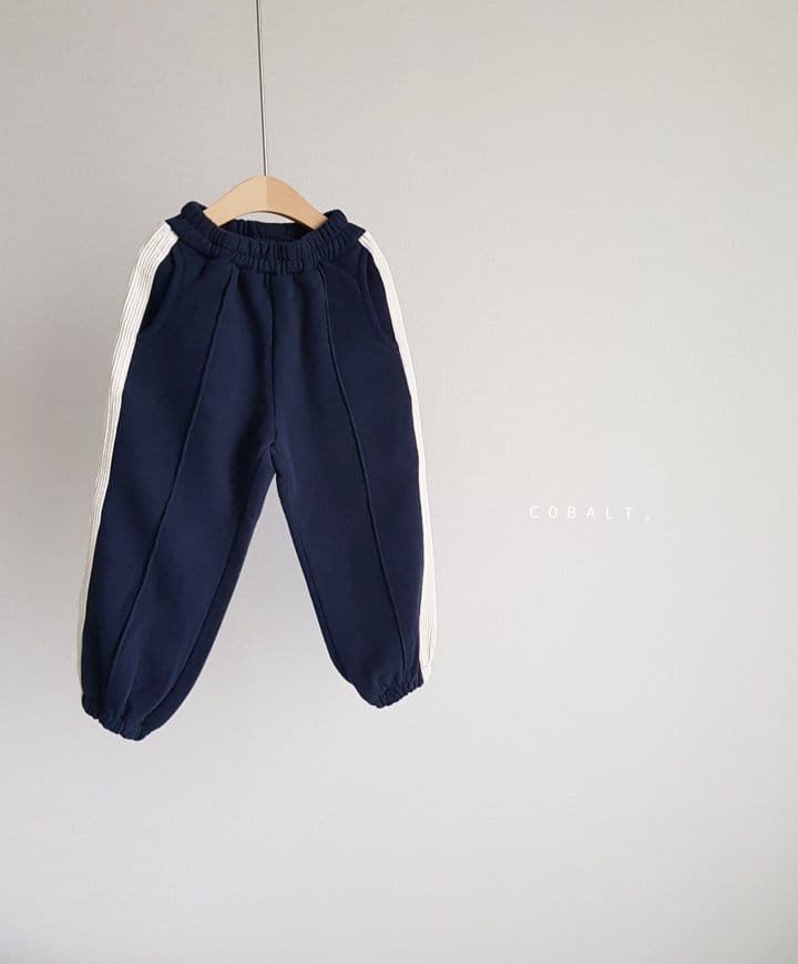 Cobalt - Korean Children Fashion - #kidsstore - Corduroy Jogger Pants - 2