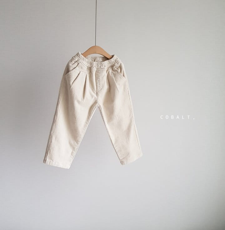 Cobalt - Korean Children Fashion - #littlefashionista - Corduroy Span Pants