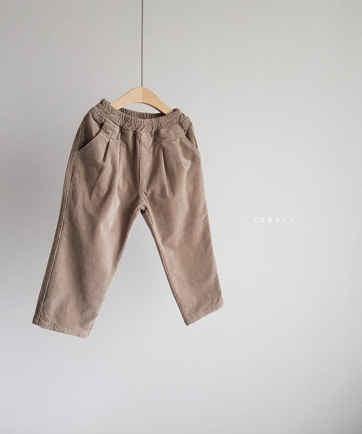 Cobalt - Korean Children Fashion - #magicofchildhood - Corduroy Span Pants - 2