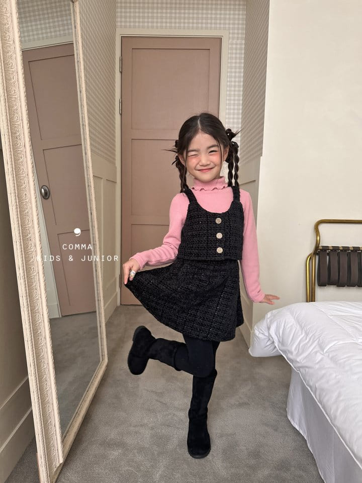 Comma - Korean Children Fashion - #Kfashion4kids - Bustier Balck Vest - 3