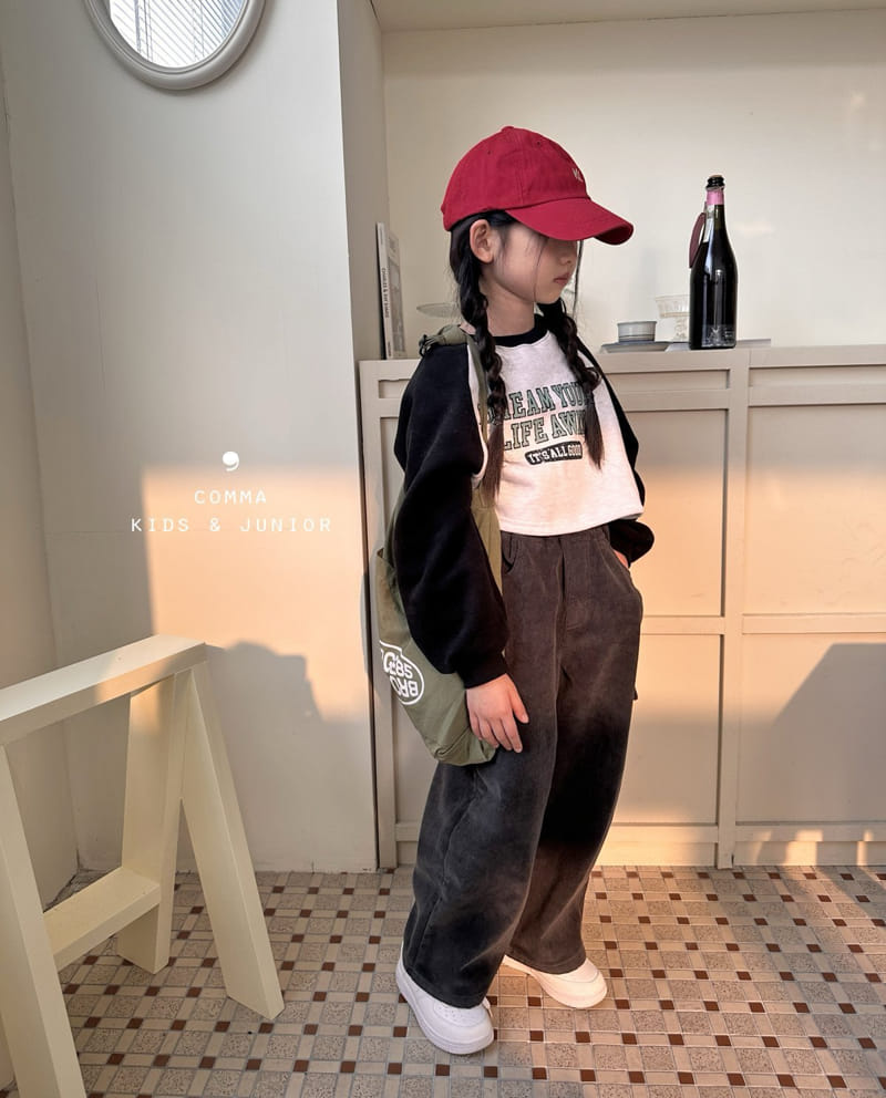 Comma - Korean Children Fashion - #stylishchildhood - Rib Cargo Pants - 4
