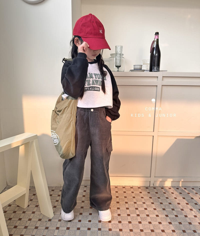 Comma - Korean Children Fashion - #designkidswear - Rib Cargo Pants - 6