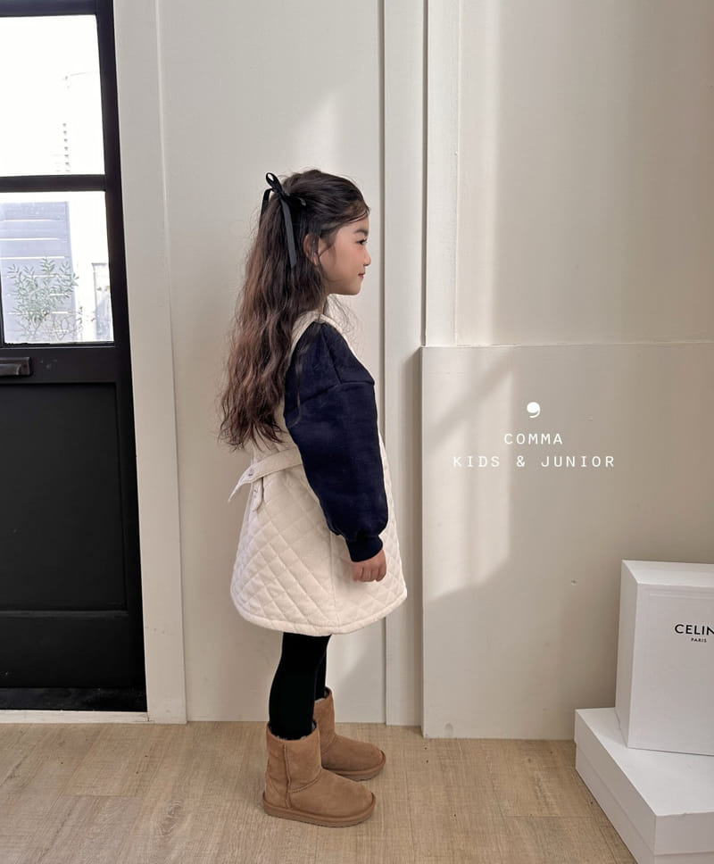 Comma - Korean Children Fashion - #designkidswear - Quilting One-piece - 11