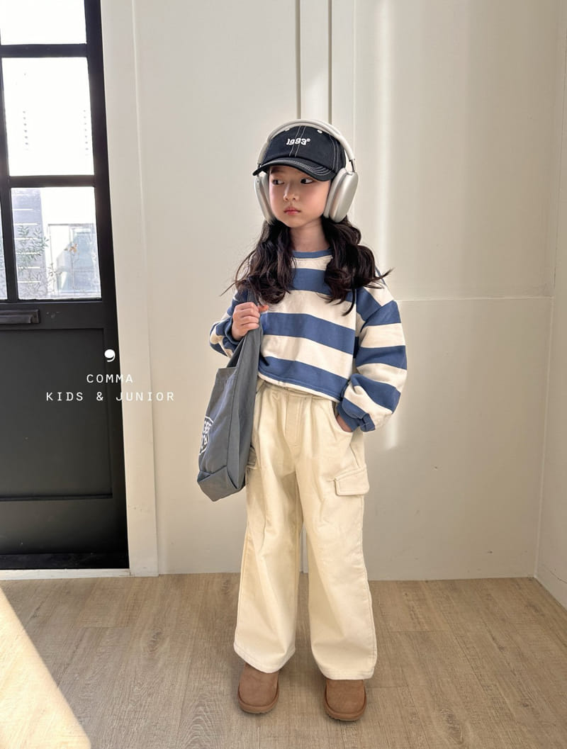 Comma - Korean Children Fashion - #discoveringself - Rib Cargo Pants - 7