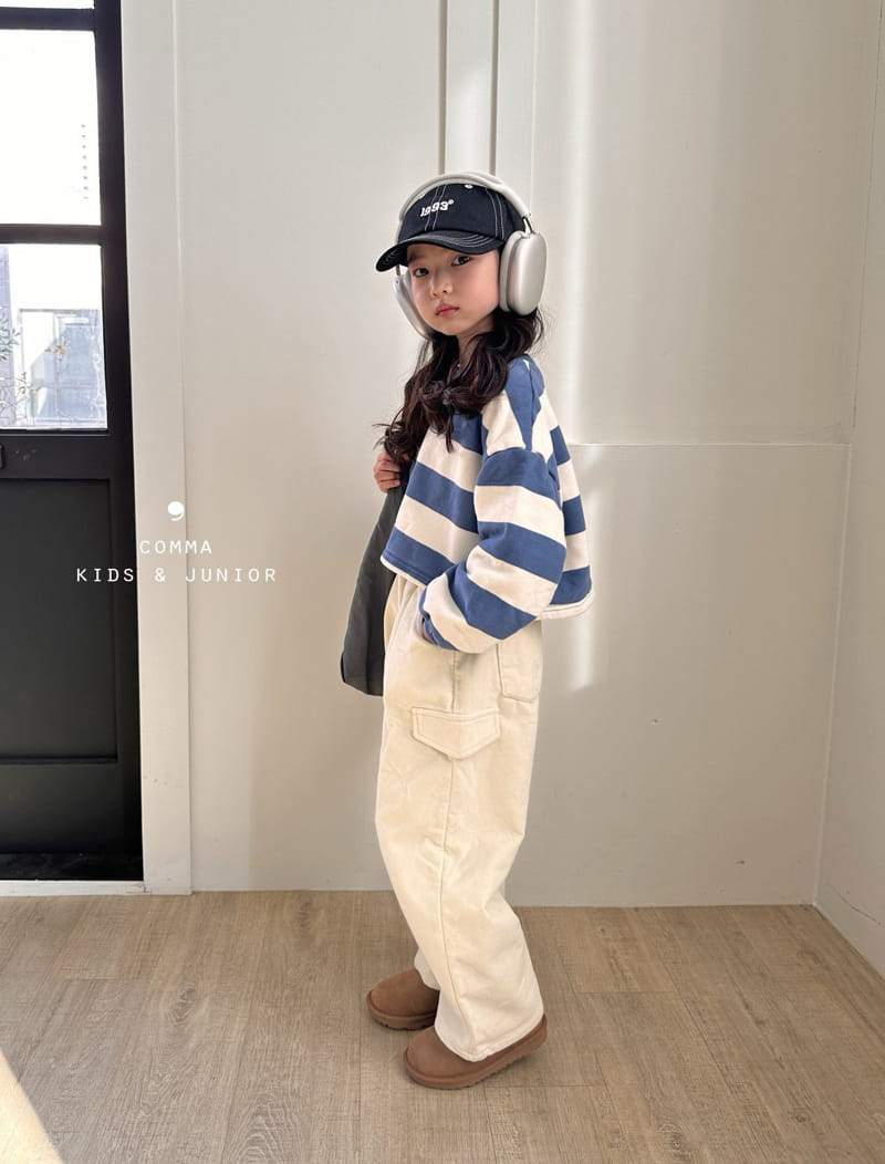 Comma - Korean Children Fashion - #fashionkids - Rib Cargo Pants - 8