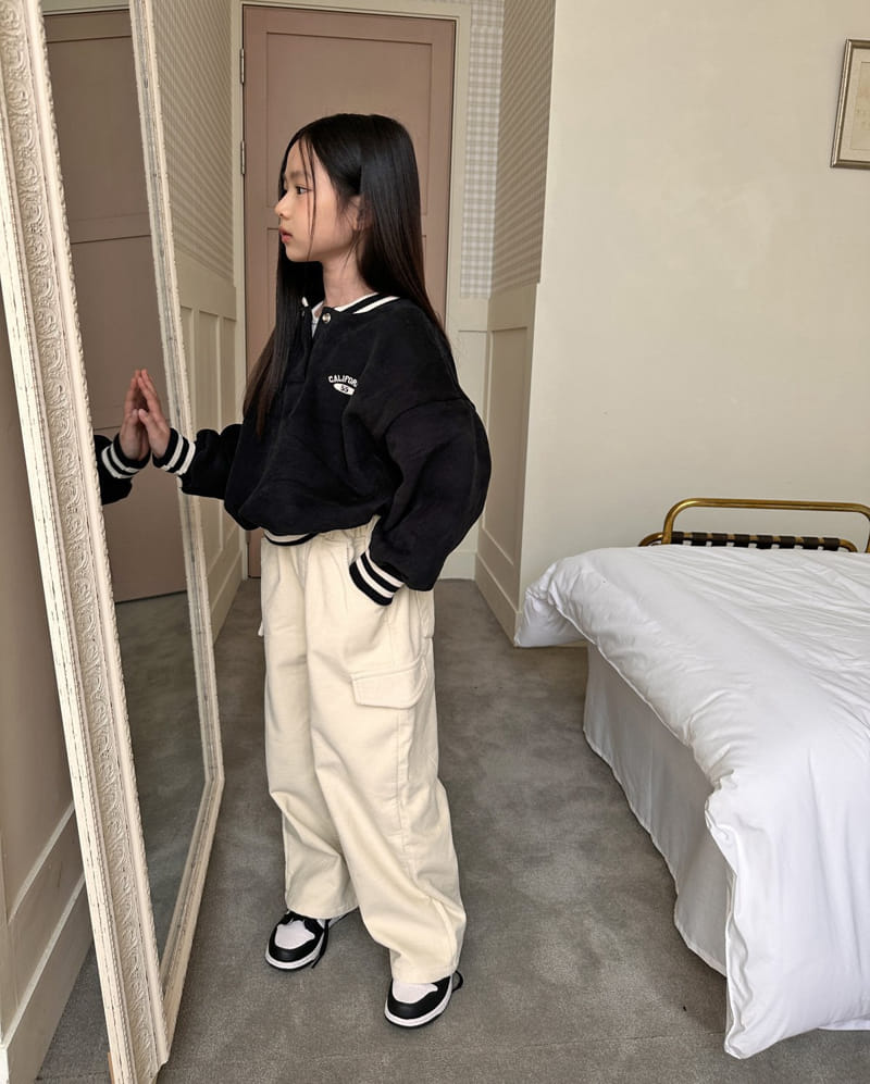 Comma - Korean Children Fashion - #kidsstore - Rib Cargo Pants - 10