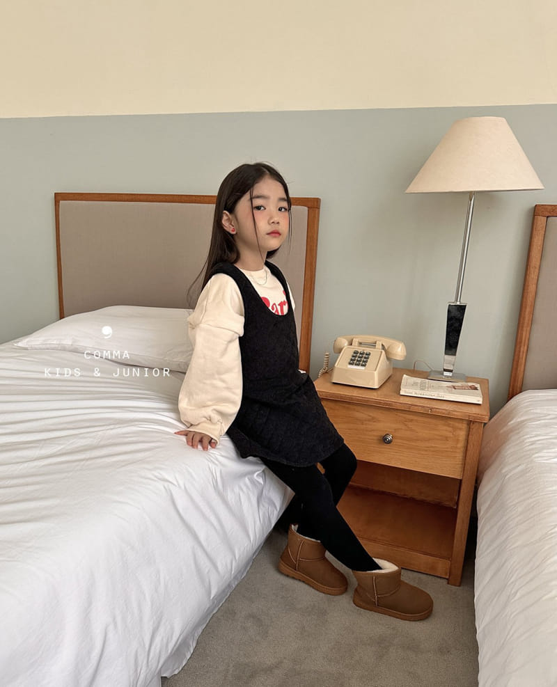 Comma - Korean Children Fashion - #Kfashion4kids - Quilting One-piece - 4