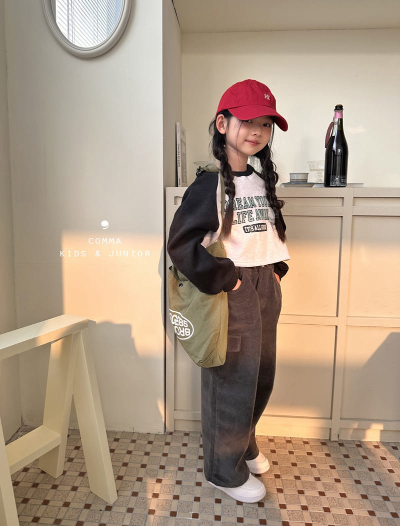 Comma - Korean Children Fashion - #toddlerclothing - Rib Cargo Pants - 2