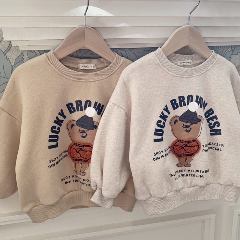 Cotton House - Korean Children Fashion - #designkidswear - Bear Sweatshirt - 2