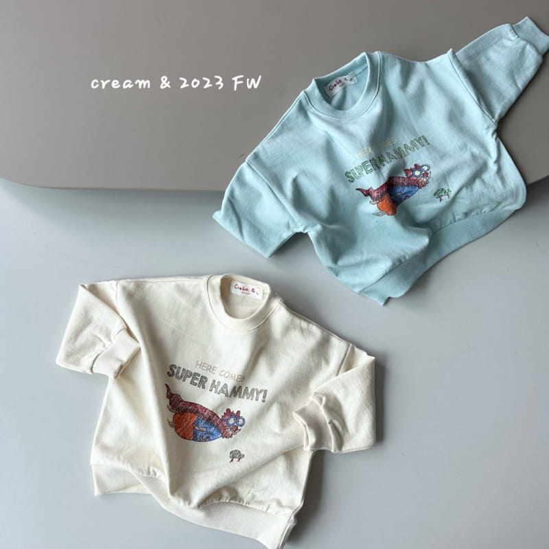 Cream Bbang - Korean Children Fashion - #childofig - Here Fleece Sweatshirt - 2