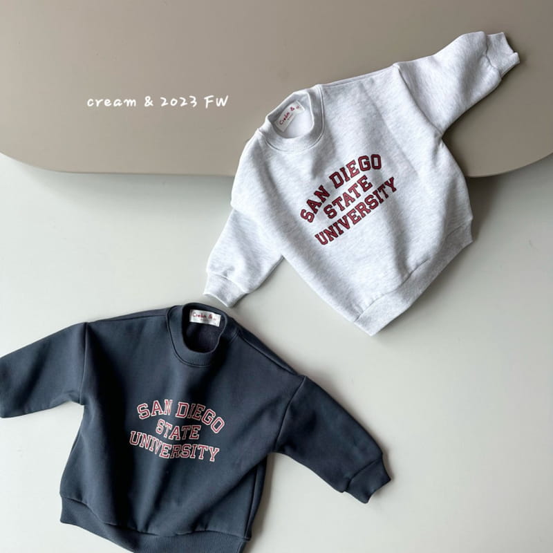 Cream Bbang - Korean Children Fashion - #designkidswear - San Diego Fleece Sweatshirt - 2