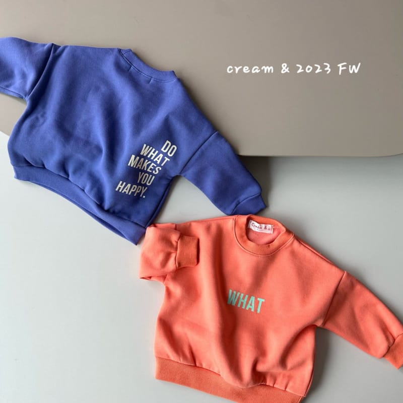 Cream Bbang - Korean Children Fashion - #fashionkids - What Fleece Sweatshirt - 2