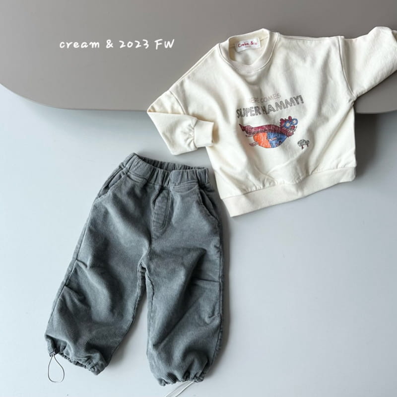 Cream Bbang - Korean Children Fashion - #kidsshorts - Rib String Pants - 6
