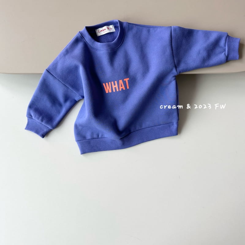 Cream Bbang - Korean Children Fashion - #kidsshorts - What Fleece Sweatshirt - 3