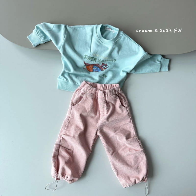 Cream Bbang - Korean Children Fashion - #kidsstore - Here Fleece Sweatshirt - 8