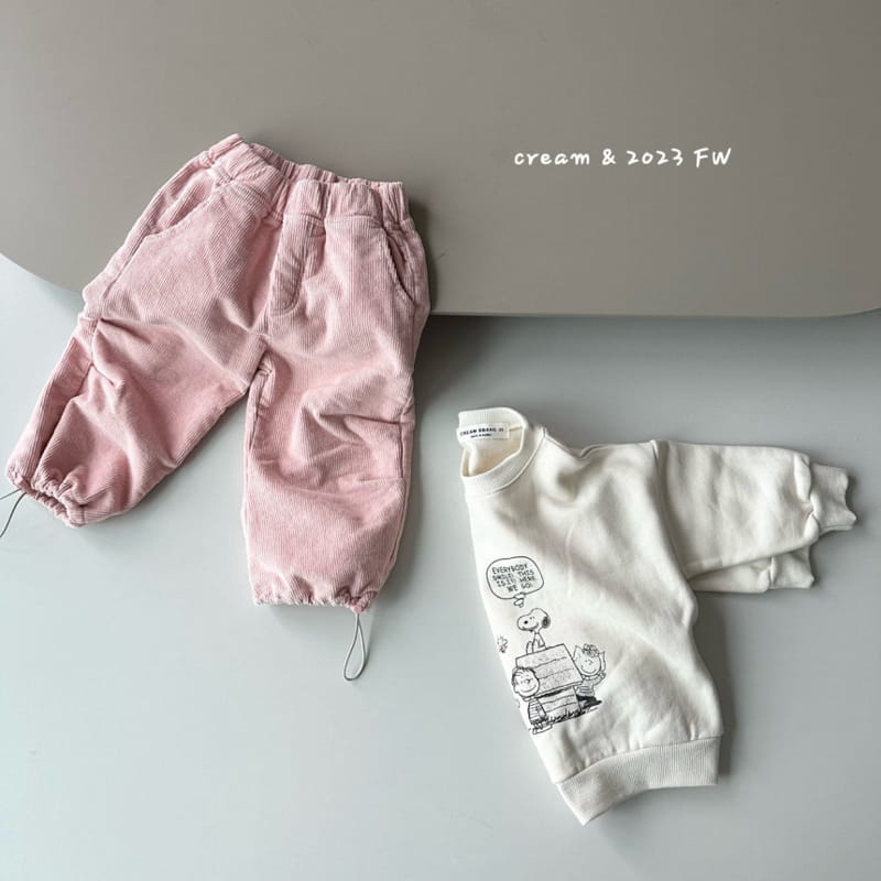 Cream Bbang - Korean Children Fashion - #magicofchildhood - Rib String Pants - 11