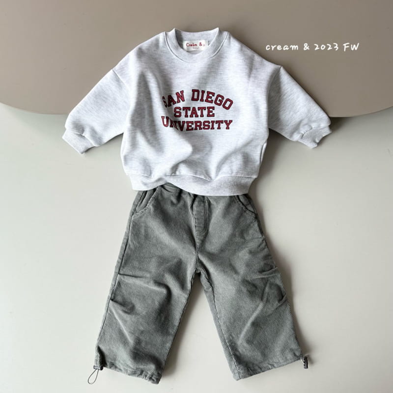 Cream Bbang - Korean Children Fashion - #magicofchildhood - San Diego Fleece Sweatshirt - 10