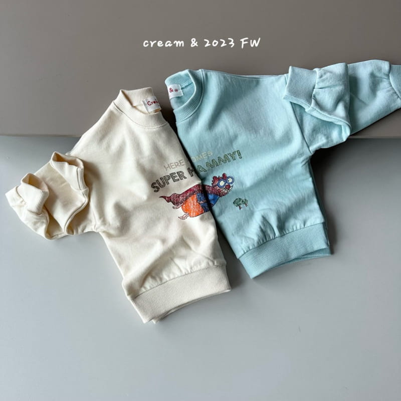 Cream Bbang - Korean Children Fashion - #stylishchildhood - Here Fleece Sweatshirt